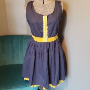 🎈 $5 in bundle - Blue and Navy Dress